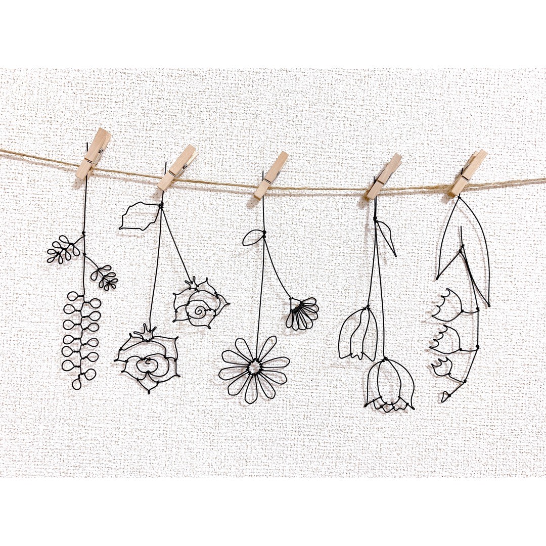 ワイヤークラフト ガーランド ワイヤーアート ガーランド turtle