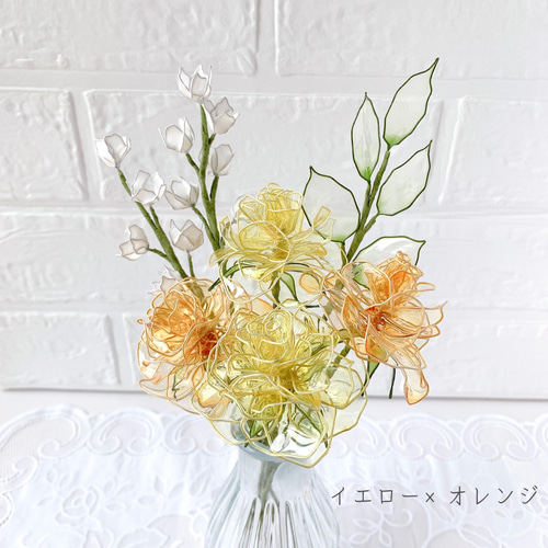 選べる薔薇 組み合わせ自由 アメリカンフラワー ディップフラワー