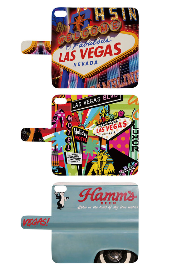 Las Vegas ラスベガス カジノ 手帳型カバー iPhoneの全機種対応 2枚目の画像