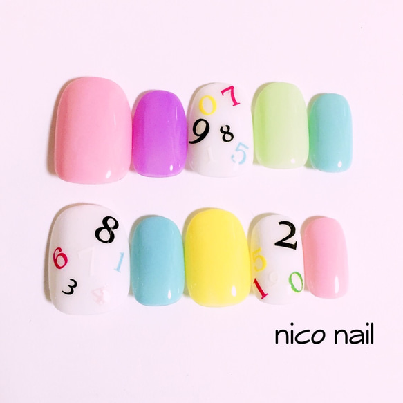 数字ネイル ネイルチップ（つけ爪） nico nail 通販 1879980
