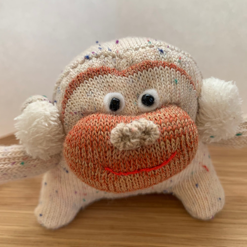 おさるさん／ソックモンキー/靴下/子供用靴下/ぬいぐるみ ぬいぐるみ