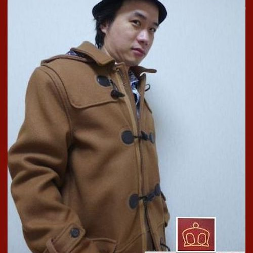 メルクロンドンダッフルコートBLUEFILDE メルクロンドンダッフルコートBLUEFILDE コート ヒロケン 通販