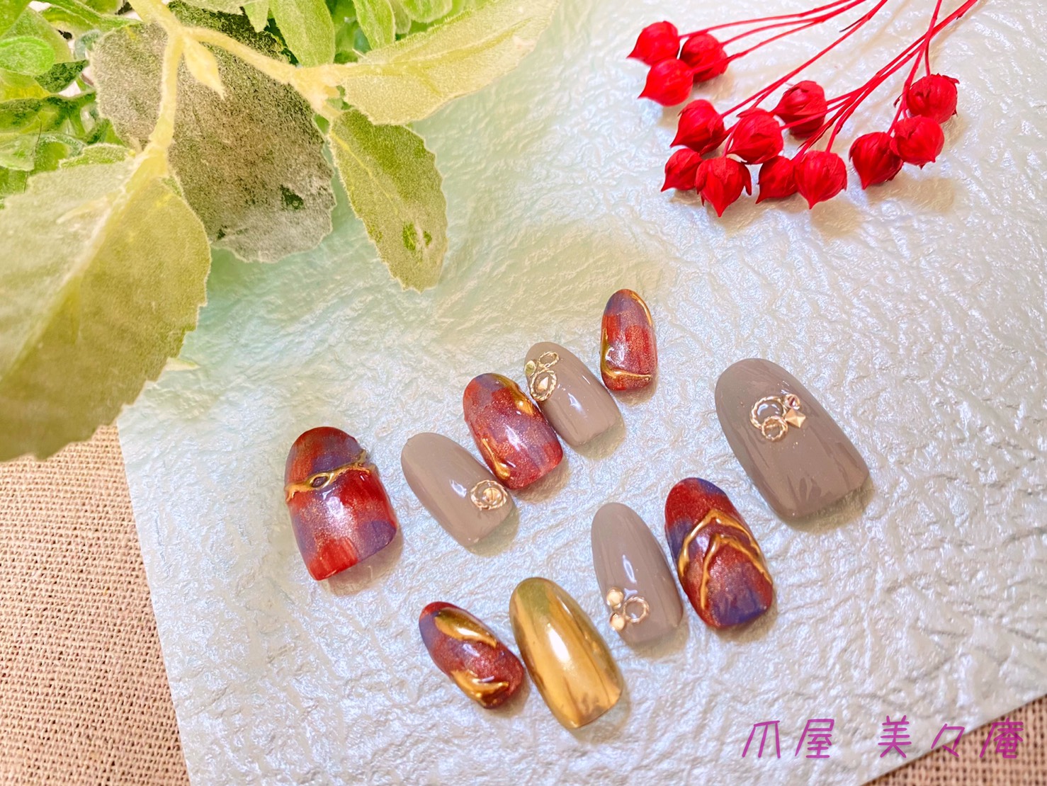 サイズオーダー】ネイルチップ003 ネイルチップ（つけ爪） 美々庵 通販