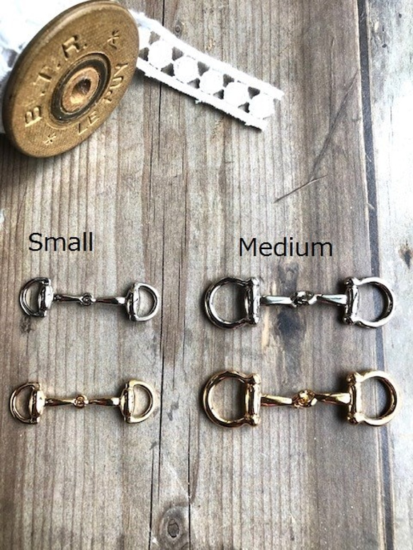 ビット金具 Small size ニッケル 2枚目の画像