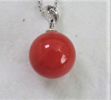 ネックレス　珊瑚   さんご　レディース　アクセサリ－・ジュエリー　ペンダント　　No-00103
