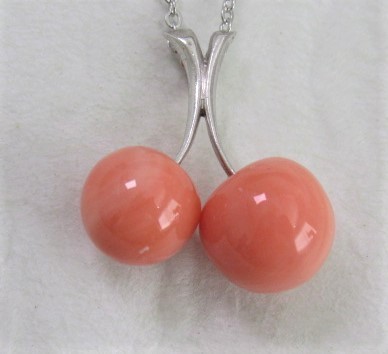 ネックレス　珊瑚   さんご　レディース　アクセサリ－・ジュエリ－　ペンダント　No－01097