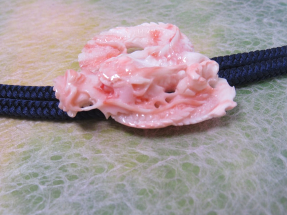 ル－プタイ　珊瑚　さんご　メンズ　アクセサリー・ジュエリ－　タイピン・カフス　　 No-00543　 2枚目の画像