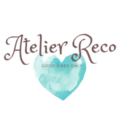 即日発送あり！【Atelier Reco】名入・色指定可能！ハートのアクセサリー台紙【30枚～】 2枚目の画像