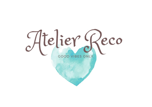 即日発送あり！【Atelier Reco】名入・色指定可能！ハートのアクセサリー台紙【30枚～】 2枚目の画像