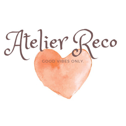 即日発送あり！【Atelier Reco】名入・色指定可能！ハートのアクセサリー台紙【30枚～】 3枚目の画像