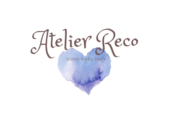 即日発送あり！【Atelier Reco】名入・色指定可能！ハートのアクセサリー台紙【30枚～】 4枚目の画像