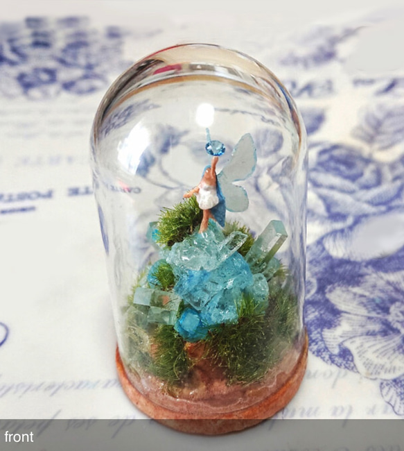 水晶谷の妖精（その3）　置物　妖精標本商会　妖精　LEDライト　フェアリー　小物　妖精・フェアリー 5枚目の画像