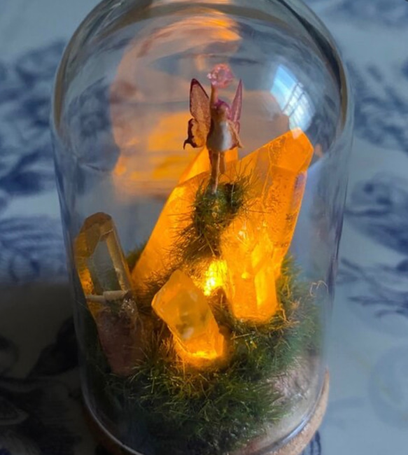水晶谷の妖精（その5）　置物　妖精標本商会　妖精　LEDライト　フェアリー 5枚目の画像