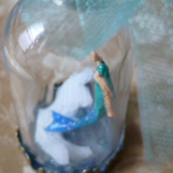 恋を知らない人魚（その1）　置物　妖精標本商会　妖精　マーメイド　人魚　妖精・フェアリー　小瓶の妖精　妖精アクセサリー 3枚目の画像