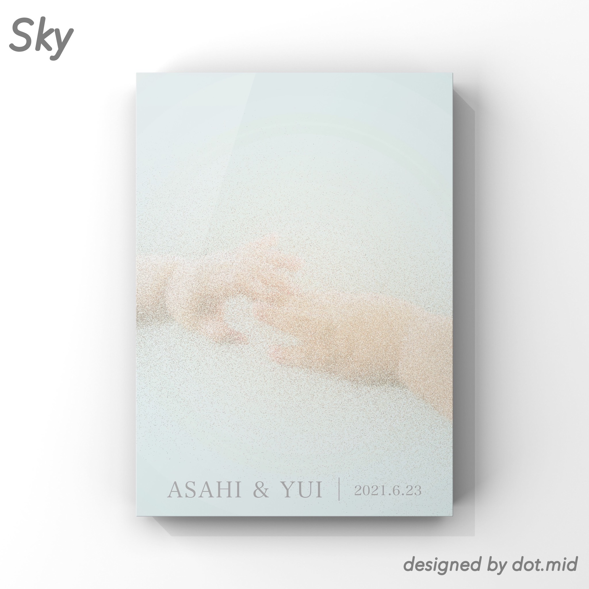 【フリー】お手持ちの画像でOK・構図指定なし・メモリアルボード【フチなし】