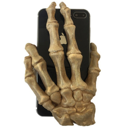 受注制作/生産　スカル手骨　携帯ケース　ユニク 手作り iPhone XR IPAD 三次元 5枚目の画像
