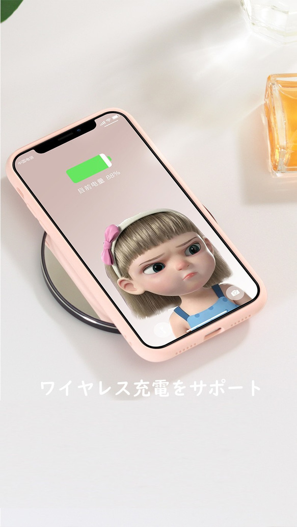 送料無料iPhone12携帯電話ケース液体シリカゲル 6枚目の画像