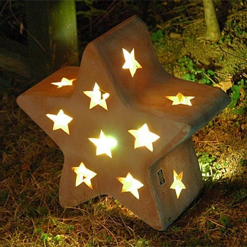 置物 オブジェ 照明器具 小型 LED 防雨型 庭園灯 ガーデニング 雑貨