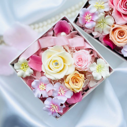 アレンジメント フラワーボックス ギフト おしゃれ 長持ち 造花 花