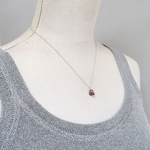 メキシコ産レインボーガーネットネックレス メキシコ産レインボーガーネットネックレス