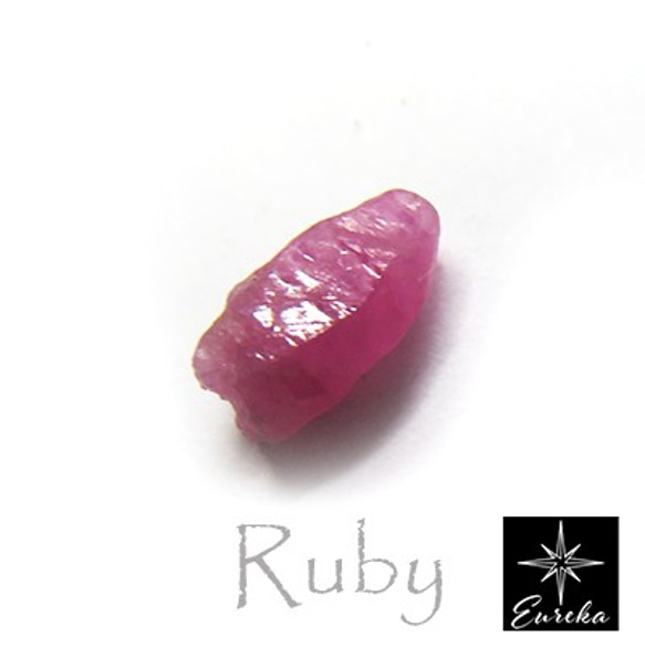 【現品限り】 ルビー 原石 アフガニスタン産 非加熱 結晶 コランダム trg180 1枚目の画像