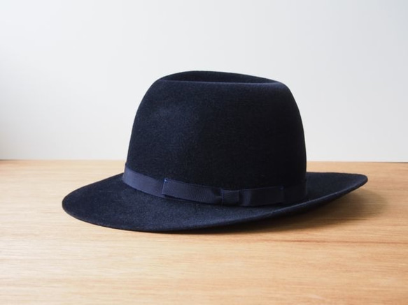 Asymmetry Fedora Hat 1枚目の画像