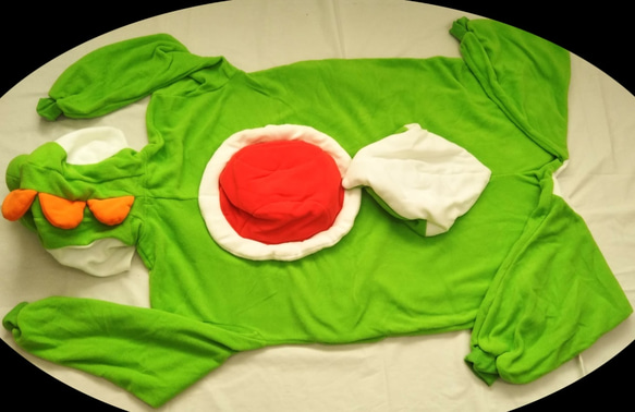 おもちゃ・パーティーグッズ パーティーグッズ きぐるみフリース | ヨッシーフリース 着ぐるみ 229 ヨッシー着ぐるみ　パジャマ　コスプレ