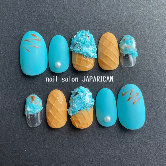 アイスクリーム　ネイルパーツ どこかのアイスクリーム ネイルパーツ | TIARE-nails♡オンリー