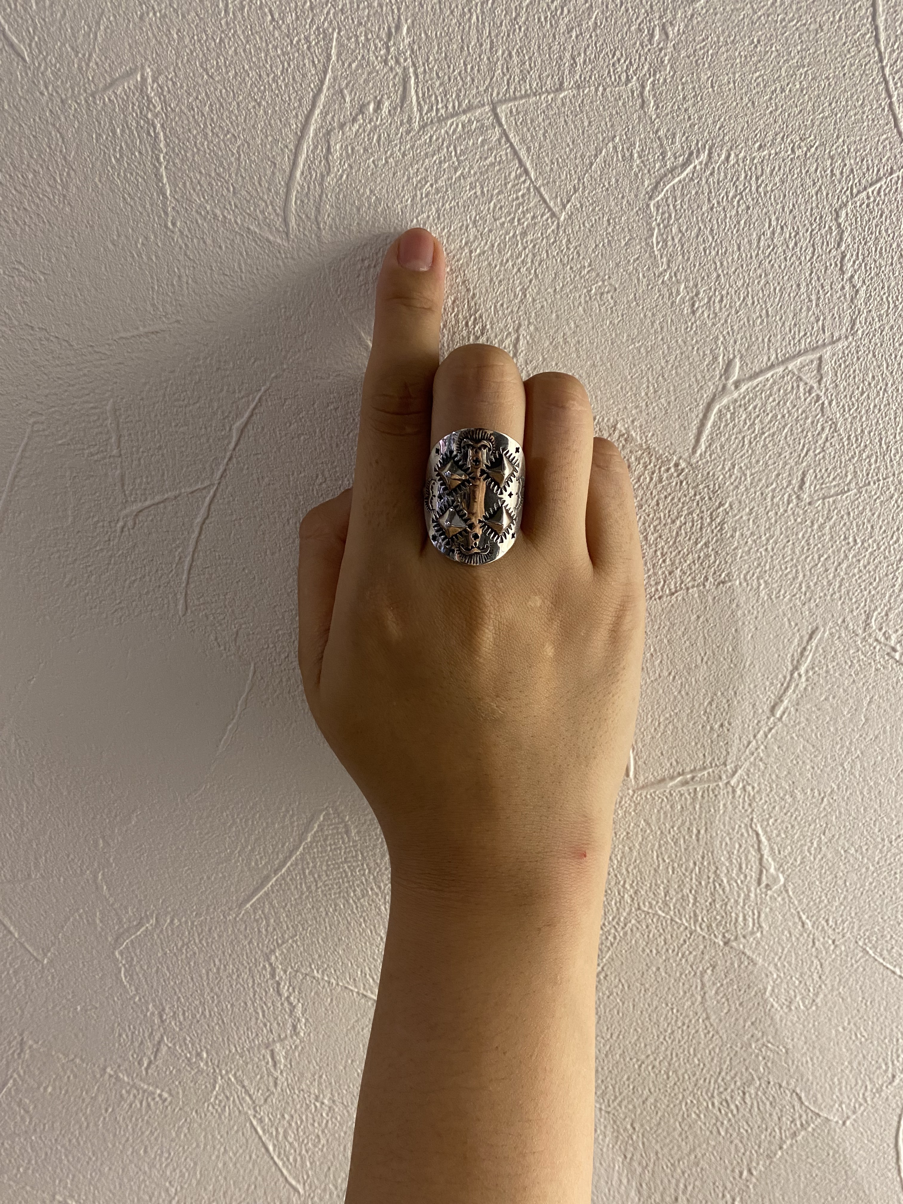 <R003> silver925 コンチョリング 8,580円