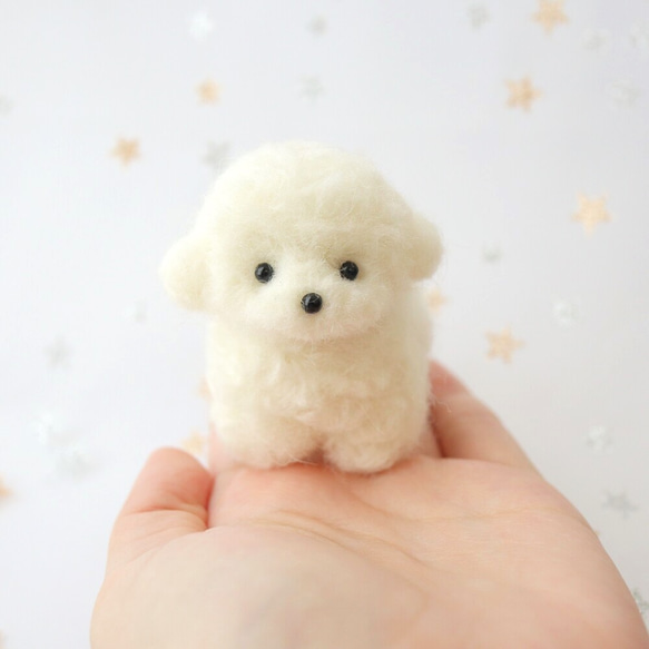 羊毛フェルト　わんちゃん　大きめ オーダーメイド 羊毛フェルト わんちゃん お写真から制作 手作り