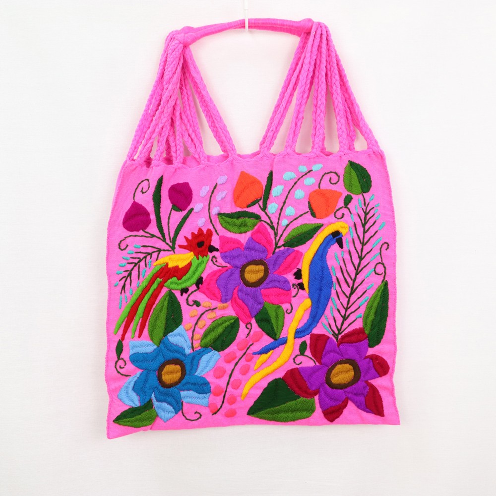 メキシコ シナカンタン 刺繍ハンモックバック 24 ハンドメイド