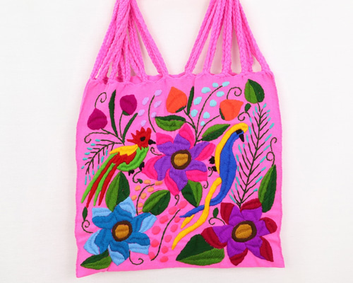 【新品未使用】シナカンタン刺繍　バッグ　メキシコ　トートバッグ　オアハカ 指先でそっと撫でてみたくなる！刺繍バッグ発売！ | 株式会社