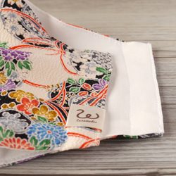 絲綢和服FUGURO禮品套裝製成的和服口罩和束口袋 第4張的照片