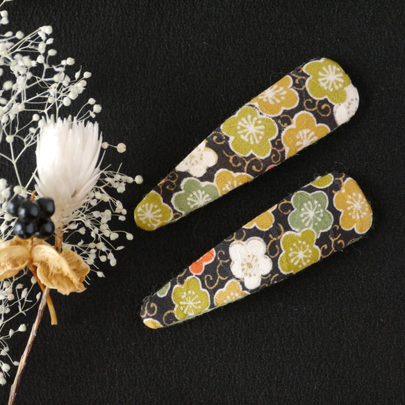 Resale Happy Hair Ornament Kimono Hairpin Premium &lt;梅花髮髻/絲綢&gt 第5張的照片