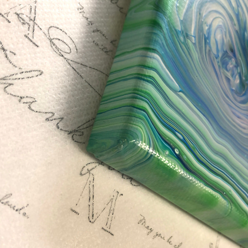 現代アート・抽象画・フルイドアート・原画・アートパネル【UZU-001