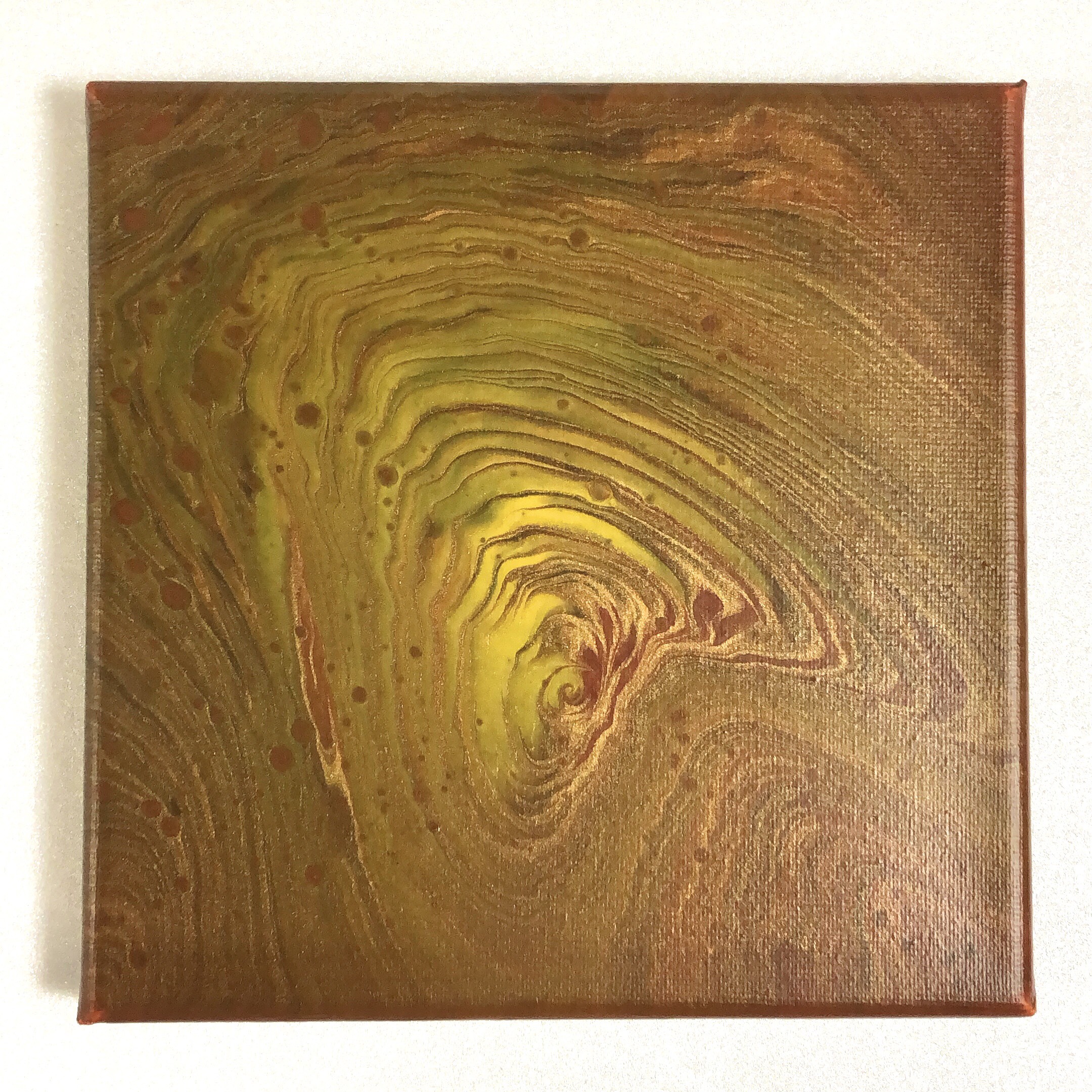 絵画 原画 アクリル画 アート 紅葉と夜景