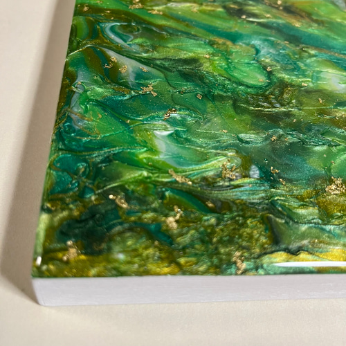 レジンアート・現代アート・抽象画・アートパネル 【Resin-007