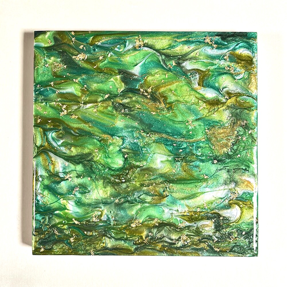 レジンアート・現代アート・抽象画・アートパネル 【Resin-007