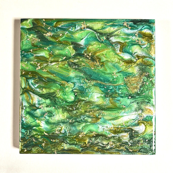 レジンアート・現代アート・抽象画・アートパネル 【Resin-007