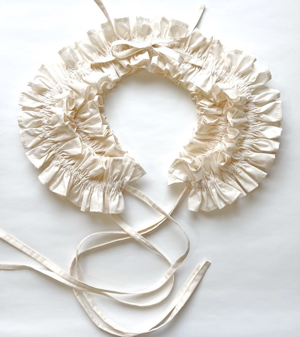 タリ♪とても涼しい♪☆６パターン楽しめる♪ギャザーたっぷり♪手ぬぐいスカー つけ襟]たっぷりギャザーのフリル襟 その他ファッション DRESS