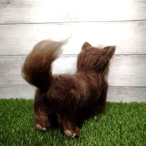 ☆マリンの家☆羊毛フェルト 犬 ボストンテリア ヨークシャテリア