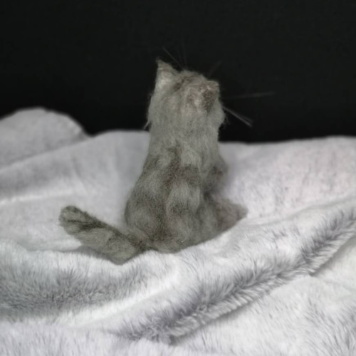 羊毛フェルト 三毛猫～サンタバージョン 猫 ハンドメイド ねこ