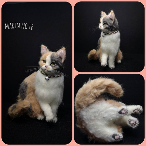 ☆愛猫オーダーメイド☆うちの子 猫 ハンドメイド ねこ メモリアル