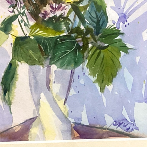 水彩画】原画「初夏の花」 F4：332×242 mm 絵画