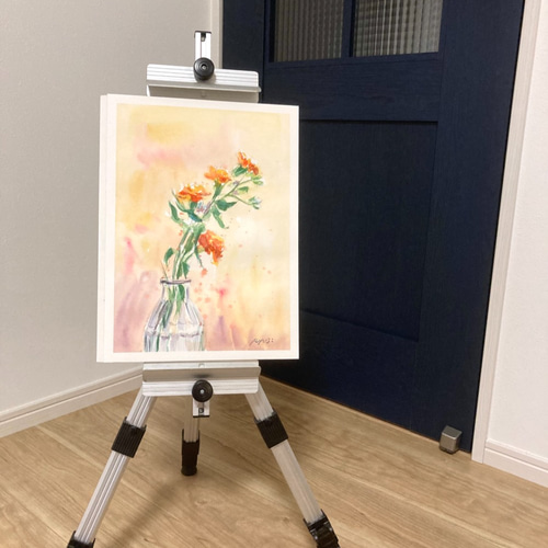 絵画】ボタニカルアート 「カーネーション」原画