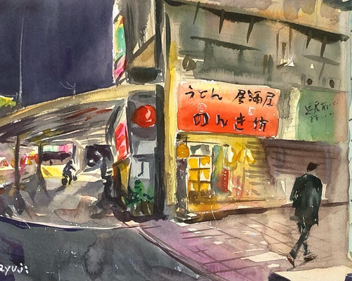 ○Moon memory 絵画原画 1_35ad334041f7b2792a69f984234a