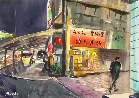 old memories — 岡山駅前夜景