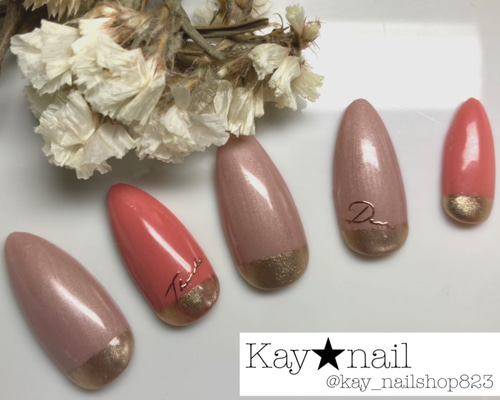 アメリカ通販ファッション 10本 ジェルネイルチップ ネイルチップ（つけ爪） NAIL MIKA ネイルチップ・付け爪