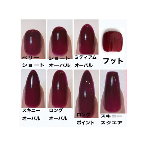 ジェルネイルチップ10本 ネイルチップ（つけ爪） MIKA NAIL 通販
