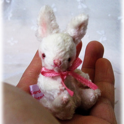 Pastl Garden * no.19 5cmシルクビロードのうさぎさん その他人形 Tamu